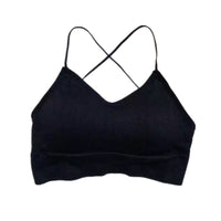 Backless Slim Fit And Thin Inner Outer Wear Short Small Camisole Top Women's Crossover Underwear