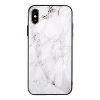 Marbled glass shell S10 protective cover