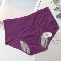 Women's Breathable Mid-high Waist Physiological Pants Leak-proof Sanitary Panties