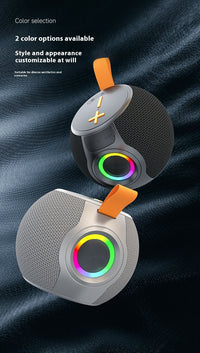 Bluetooth Speaker Portable RGB Lamp Portable Card Waterproof TWS Small Speaker