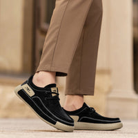 New Autumn Business British Leather Shoes Men's Casual Sports Slip-on