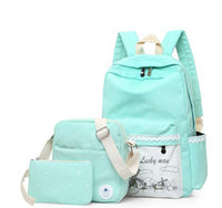 School Bag Boys And Girls Travel Five-Piece Backpack
