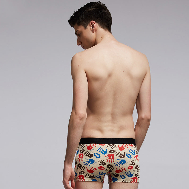 Pure cotton youth trend modal boxer briefs