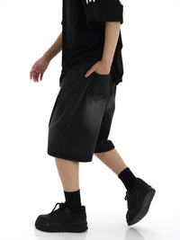 Trendy American Retro Denim Shorts For Boys