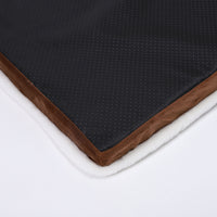 Large Grid Rabbit Fur Pet Floor Mat
