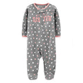 Baby wrap jumpsuit with zipper