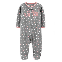Baby wrap jumpsuit with zipper