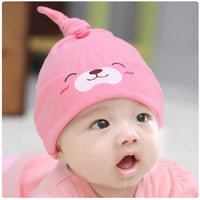 Baby Soft Cotton Sleep Cartoon Hat Pullover Cap
