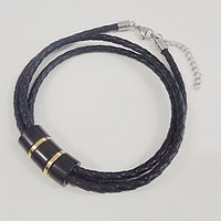 Men's Braided Leather Cord Bracelet