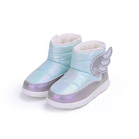 Children's Waterproof Non-slip Middle Tube Warm Snow Boots