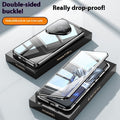 Magnetic King Phone Case Double-sided Glass Metal Drop Protection