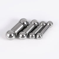 Large Size Internal Teeth Straight Rod Stainless Steel Earrings Body Ring