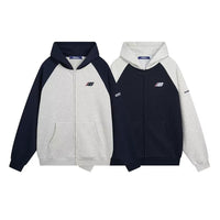 Retro Raglan Cardigan Hoodie Men's Autumn And Winter New