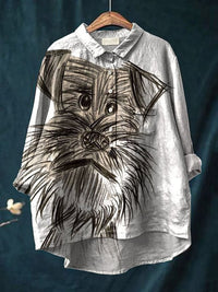 Animal 3D Printed Long Sleeve Shirt