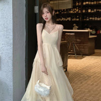 Summer Beach Vibe Ruffle-Trimmed Dress