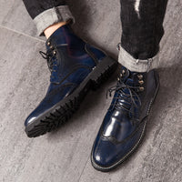 Men's And Women's Fashion High-top British Style Martin Boots