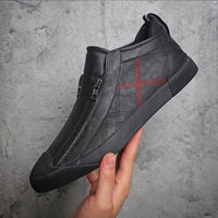 Leather Shoes Breathable Casual Fashion Low-top Sneakers