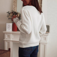 Europe And America Cross Border Autumn And Winter Elegant Women's Sweater Top