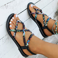 European And American Style Fashionable All-match Flat Sandals