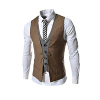 Men's Korean Style Fashion Personality Slim Vest
