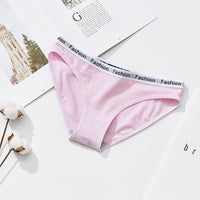 Letter Student Girl Cotton Briefs