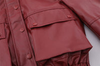 Men's American-style Pu Leather Jacket