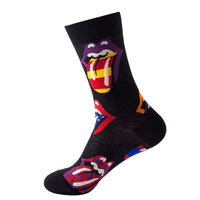 Tongue Pattern Foreign Trade Socks Women