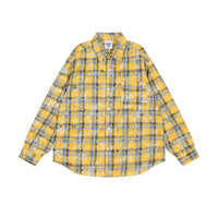 Fashion Loose Plaid Long Sleeve Shirt Men