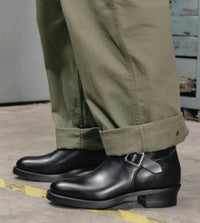 Martin With A Side Zipper For Riders Long Motorcycle Boots