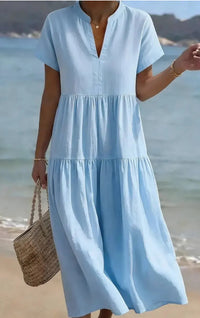 Women's Clothing New Dress Ruffled Advanced Sense Vacation Style
