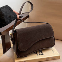 Retro Matte Shoulder Bag For Women