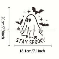 Car Body Sticker Halloween Ghost Bat English Reflective Sticker