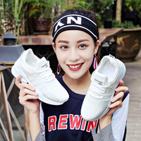 L09 women fall new soft bottom tie breathable mesh shoes wholesale on behalf of a student