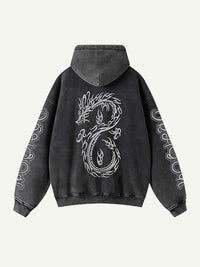Fashion Casual Printed Polyester Sweater