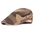 Men's casual beret goes with camouflage cap