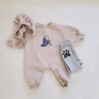 Bodysuit Cartoon Bear Cotton Romper