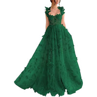 Elegant Lace Beach Dress For Banquets