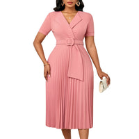 Women's Plus-Size High-Waisted African Dress