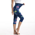 Stylish Printed Faux Denim Leggings With A Stretchy Slim Fit