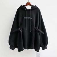 Medium Length Loose Waisted Hoodie Jacket