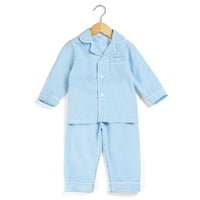 Children's Pajama Set Thin Seersucker