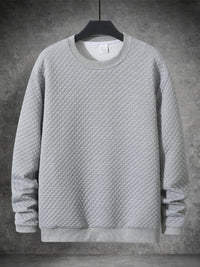 Crew-neck Base-layer Top Men's Casual Hoodie