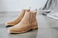 British short boots frosted suede men's boots