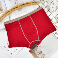Sweat-absorbent U-convex boxer briefs