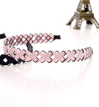 Hollow chiffon woven headband