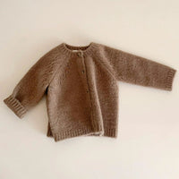 Wool knitted cardigan