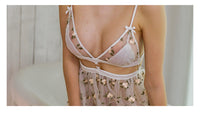 Bra dress skirt perspective nightdress