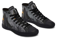 Printed Couple High Top Canvas Shoes