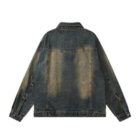 Men's High Street Design Sense Niche Personality Patchwork Jacket