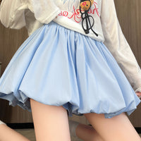 Womens High-waisted Figure-flattering Voluminous Pleated Skirt